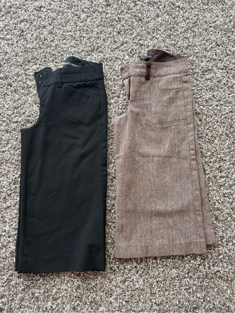 2 pairs gaucho dress pants